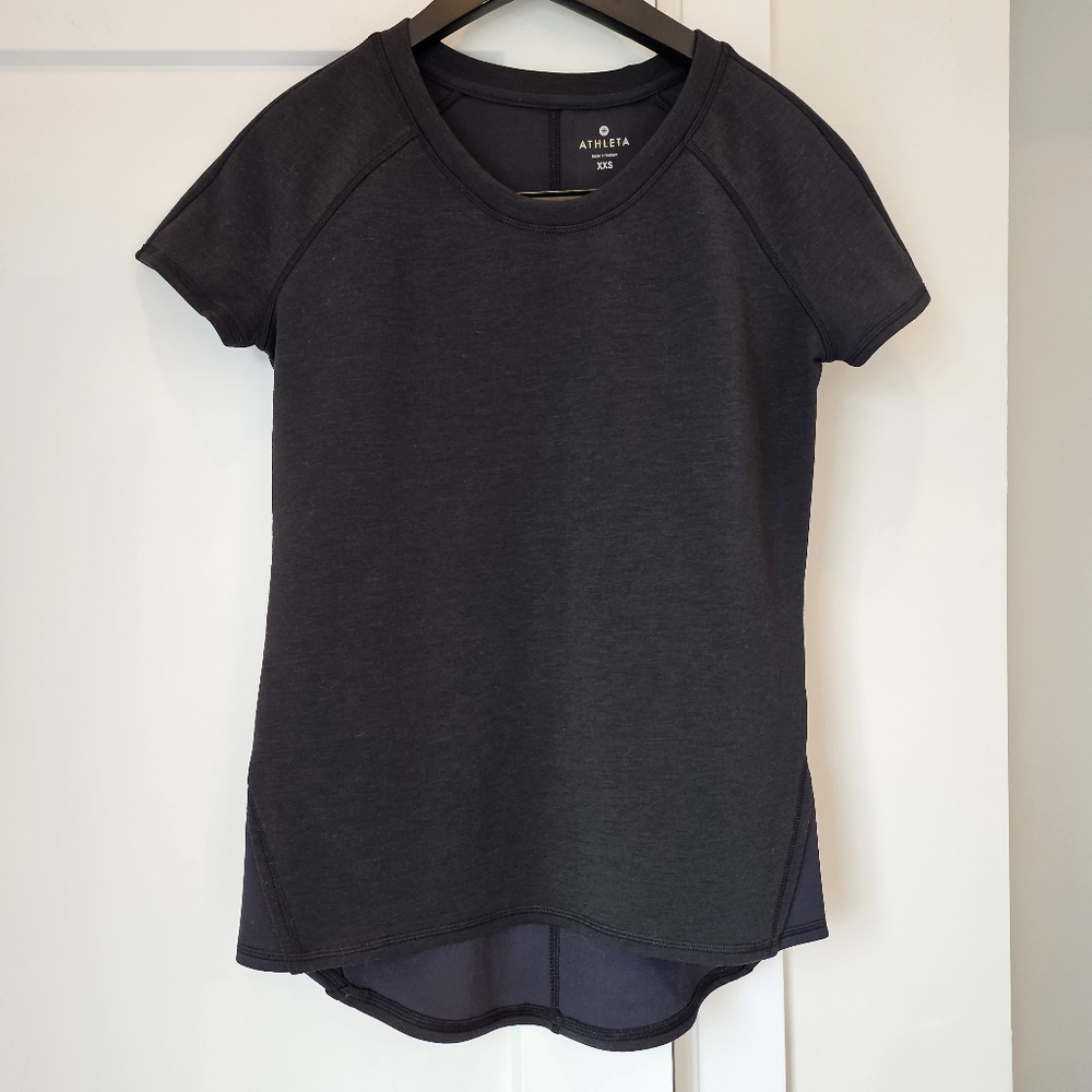 ATHLETA Fuse Tee Short Sleeve Top Shirt Warm